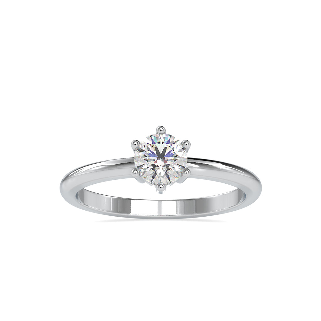 0.30cts. Solitaire Platinum Engagement Ring JL PT 0078   Jewelove.US