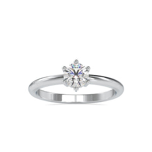 0.30cts. Solitaire Platinum Engagement Ring JL PT 0078