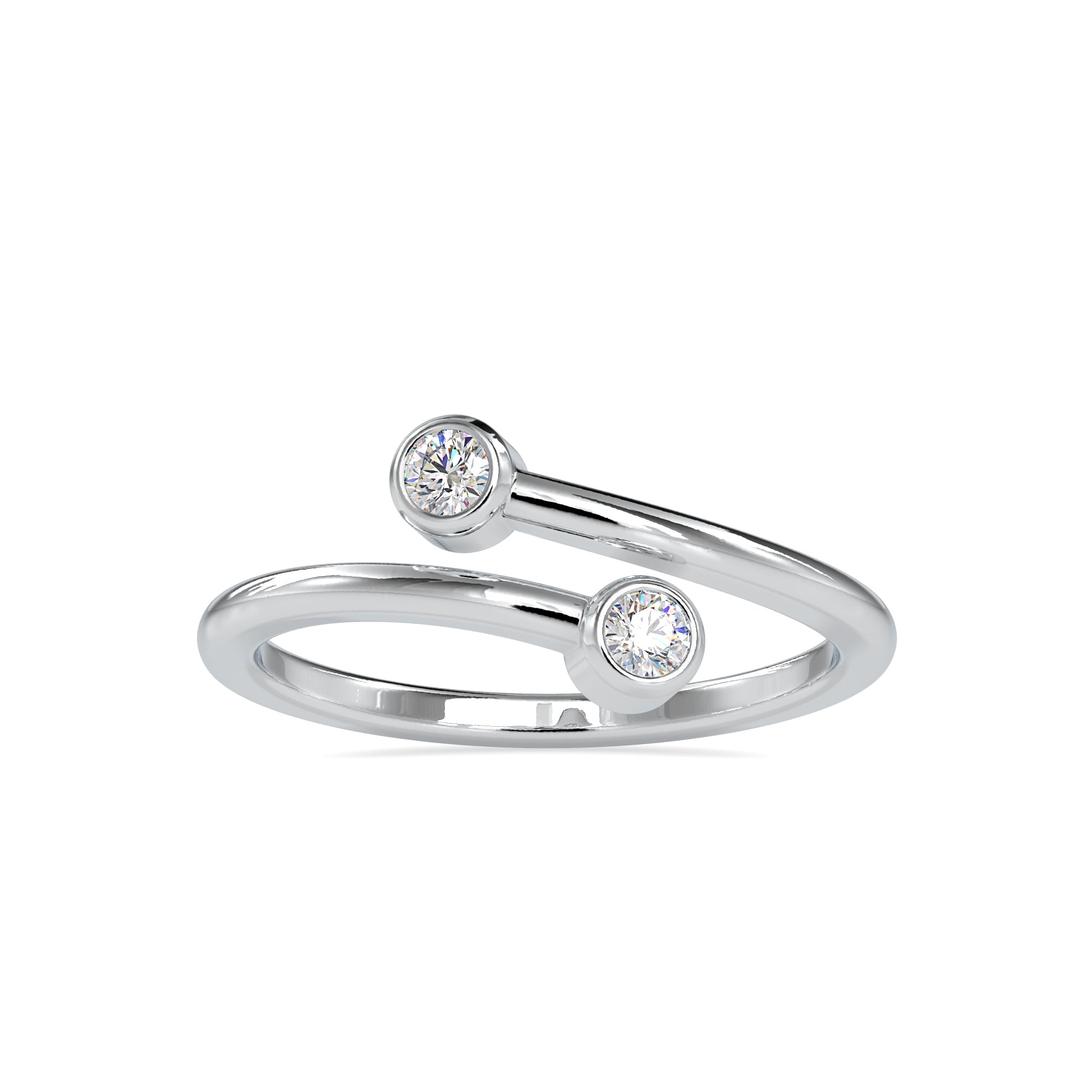 Platinum Diamond Engagement Ring for Women JL PT 0082