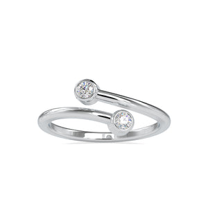 Platinum Diamond Engagement Ring for Women JL PT 0082