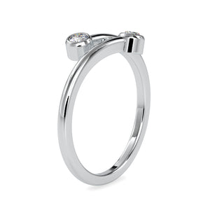 Platinum Diamond Engagement Ring for Women JL PT 0082   Jewelove.US