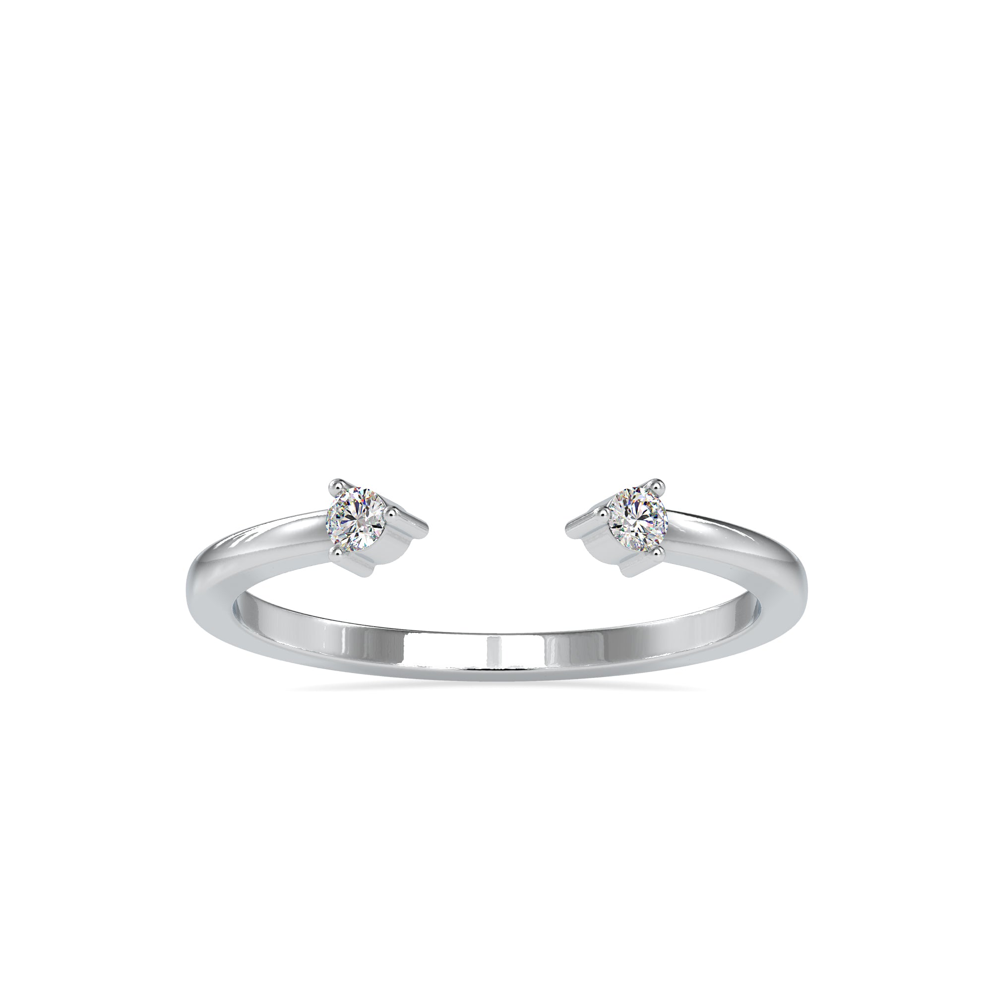 Platinum Diamond Ring for Women JL PT 0083