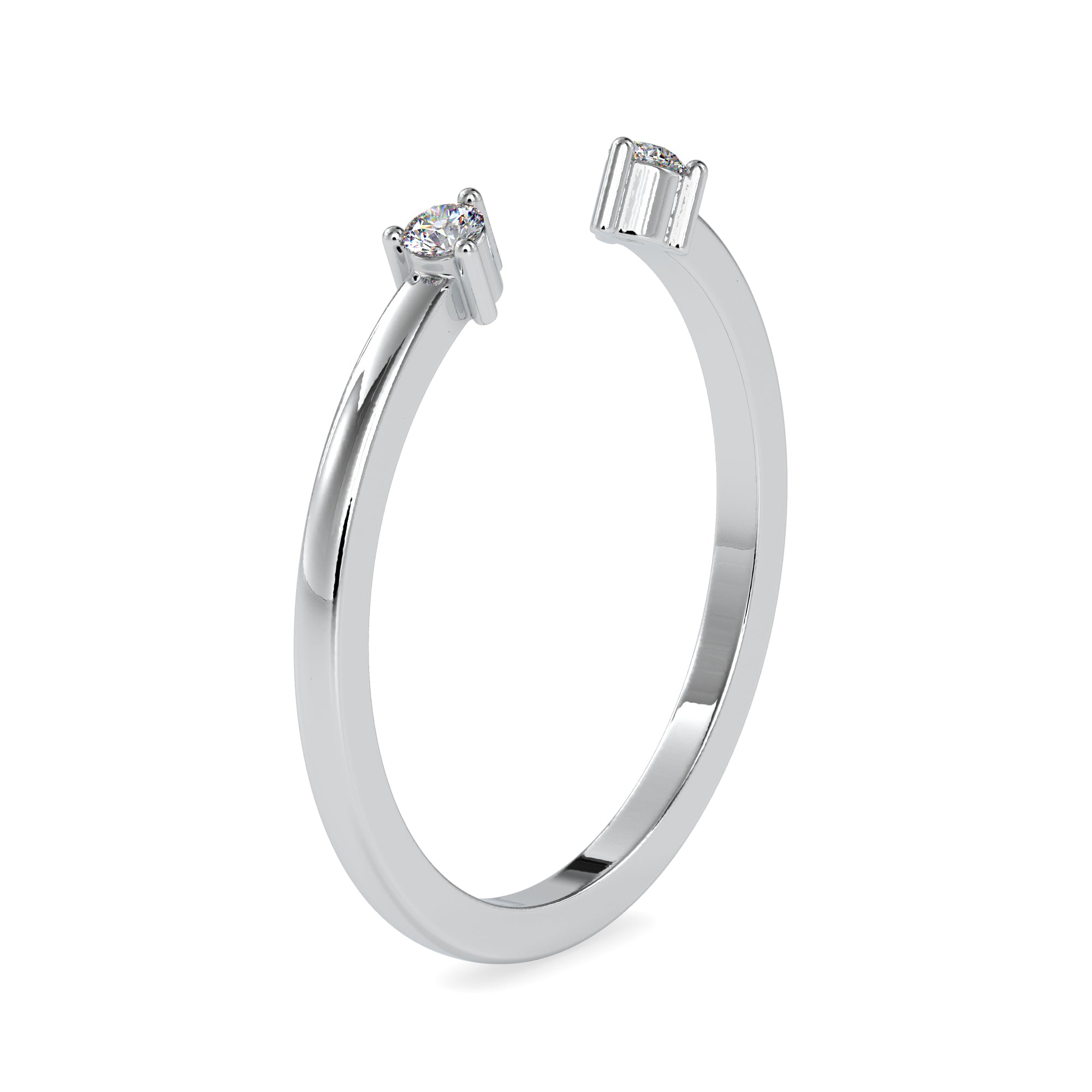 Platinum Diamond Ring for Women JL PT 0083   Jewelove.US