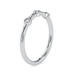 Load image into Gallery viewer, 3 Diamond Platinum Engagement Ring for Women JL PT 0085
