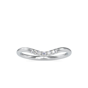 7 Diamond Platinum Ring for Women JL PT 0086
