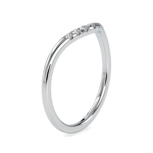 7 Diamond Platinum Ring for Women JL PT 0086   Jewelove.US