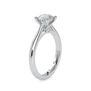 0.50cts. Solitaire Platinum Diamond Engagement Ring JL PT 0095
