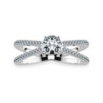 Load image into Gallery viewer, 70-Pointer Solitaire Diamond Split Shank Platinum Ring JL PT 1169-B   Jewelove.US
