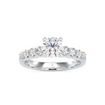 Load image into Gallery viewer, 0.30cts. Solitaire Platinum Diamond Shank Engagement Ring JL PT 0119-A   Jewelove.US
