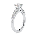 Load image into Gallery viewer, 0.30cts. Solitaire Platinum Diamond Shank Engagement Ring JL PT 0119-A   Jewelove.US
