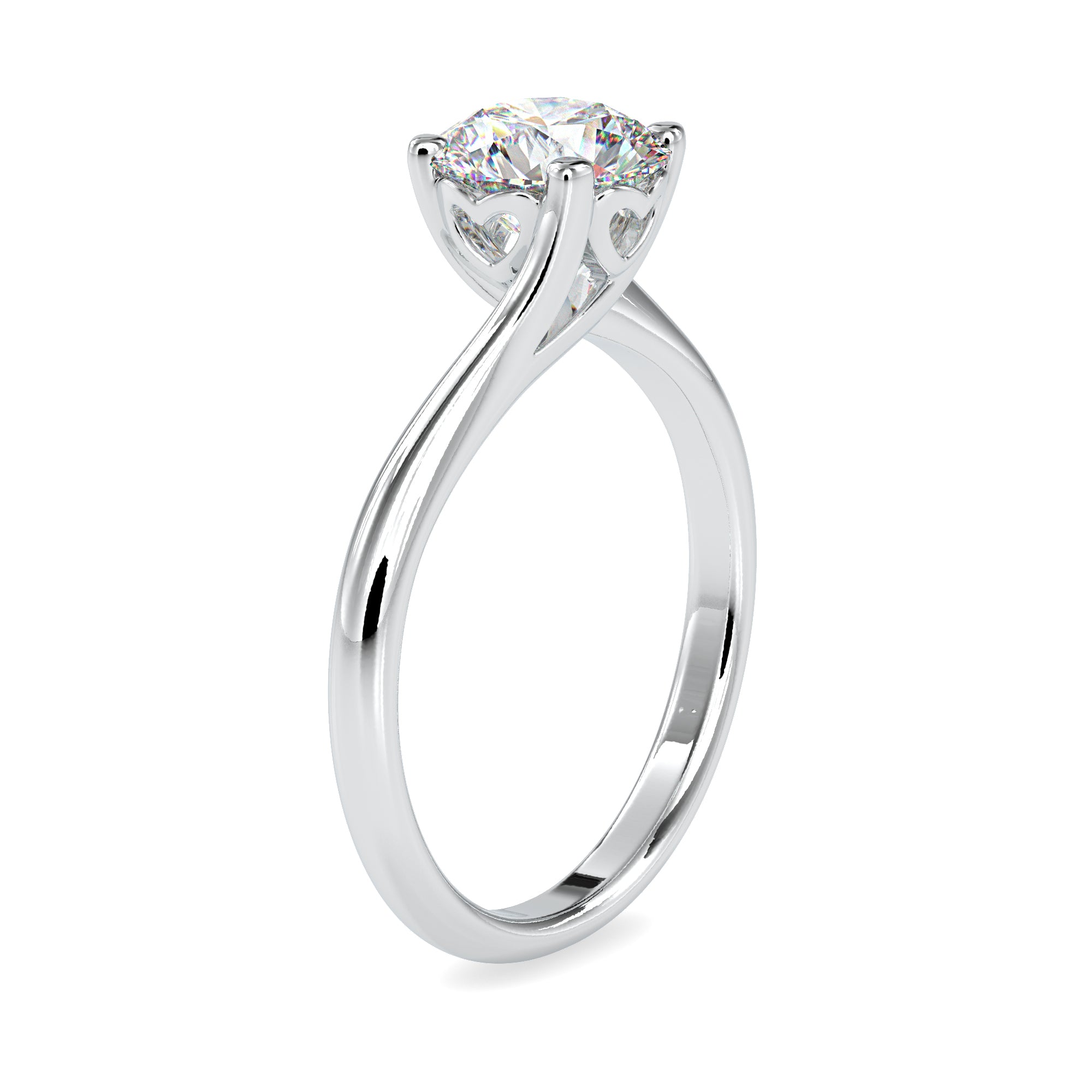 0.70cts. Solitaire Platinum Engagement Ring JL PT 0127-B   Jewelove.US
