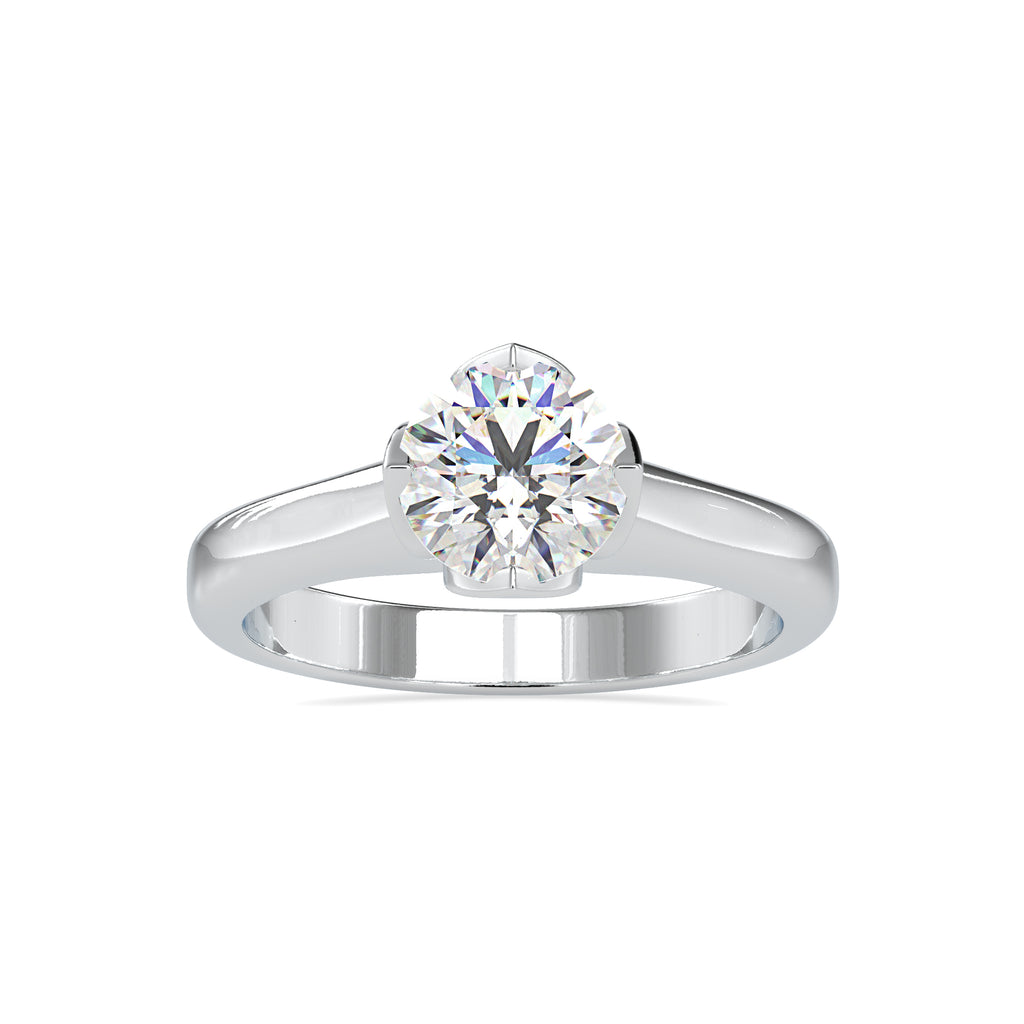 0.30cts. Solitaire Platinum Engagement Ring JL PT 0129   Jewelove.US