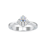 Load image into Gallery viewer, 0.50cts. Solitaire Platinum Engagement Ring JL PT 0130   Jewelove.US
