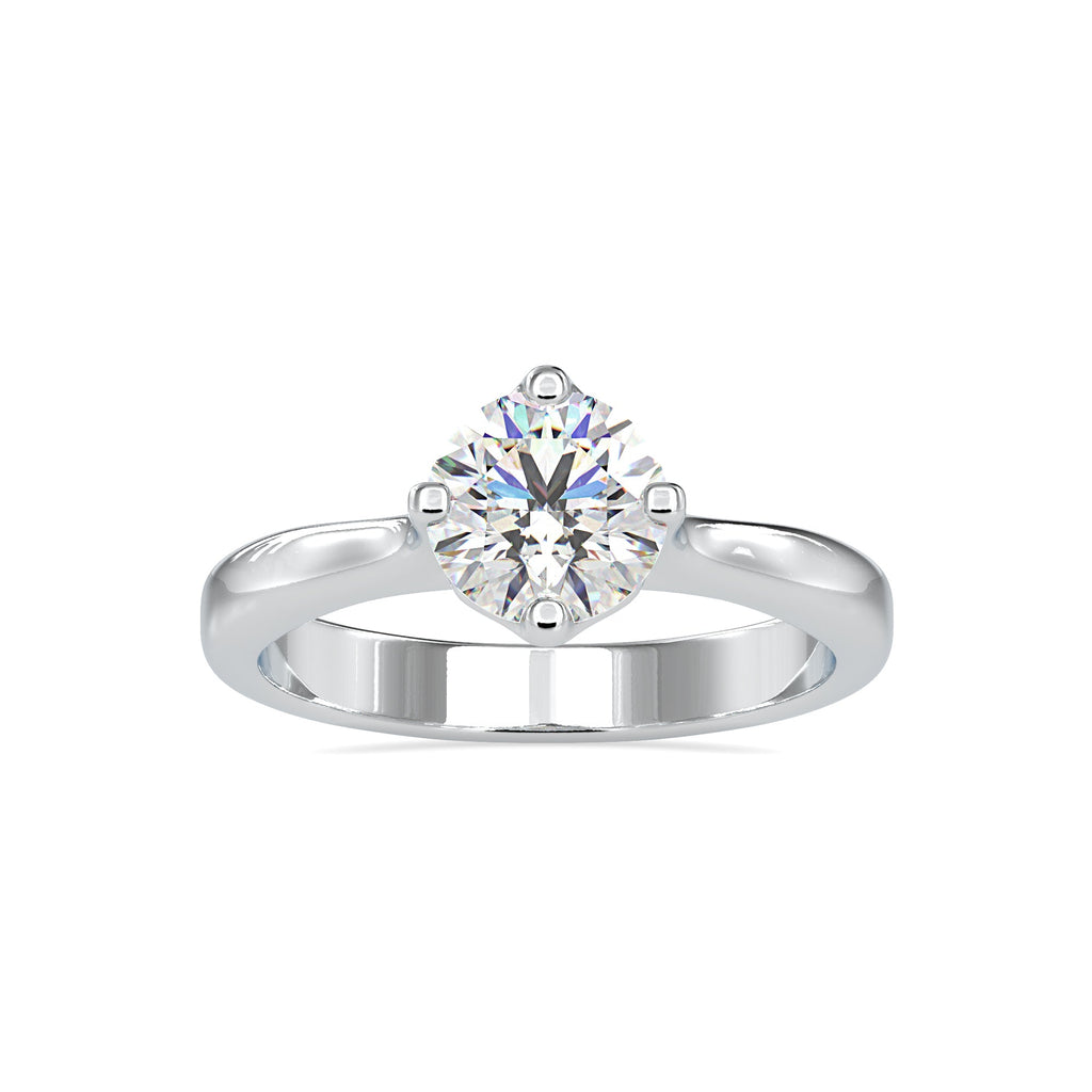 0.30cts. Solitaire Platinum Engagement Ring JL PT 0130-A   Jewelove.US