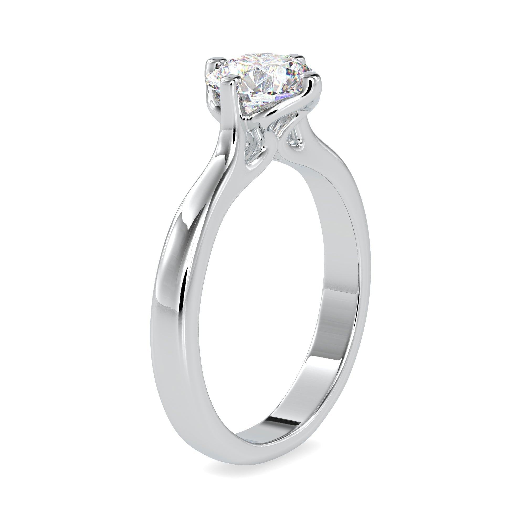 0.70cts. Solitaire Platinum Engagement Ring JL PT 0130-B   Jewelove.US