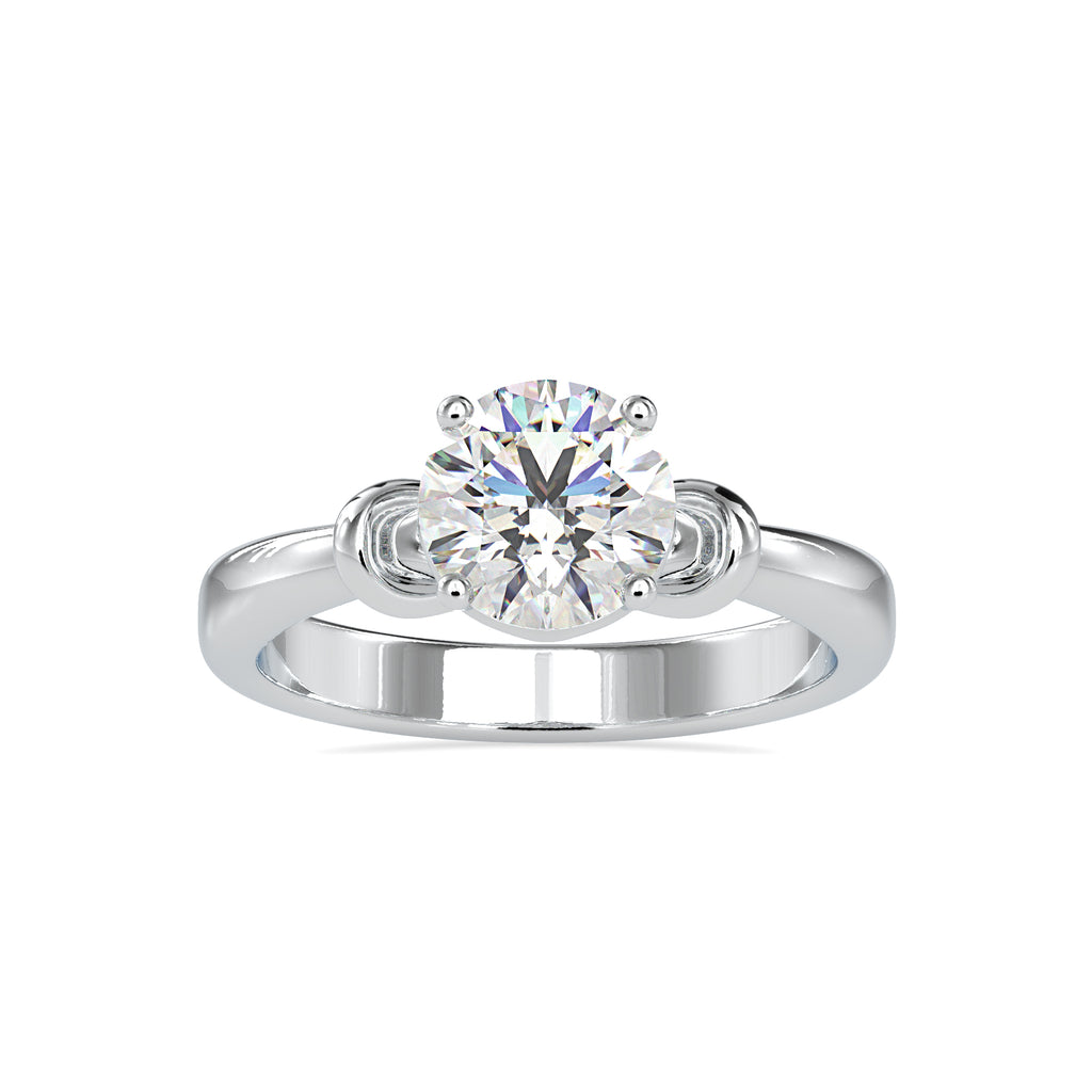 0.50cts. Solitaire Platinum Engagement Ring JL PT 0131   Jewelove.US