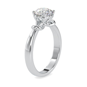 0.50cts. Solitaire Platinum Engagement Ring JL PT 0131   Jewelove.US