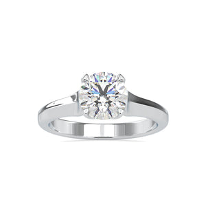 0.70cts. Solitaire Platinum Engagement Ring JL PT 0133-A   Jewelove.US