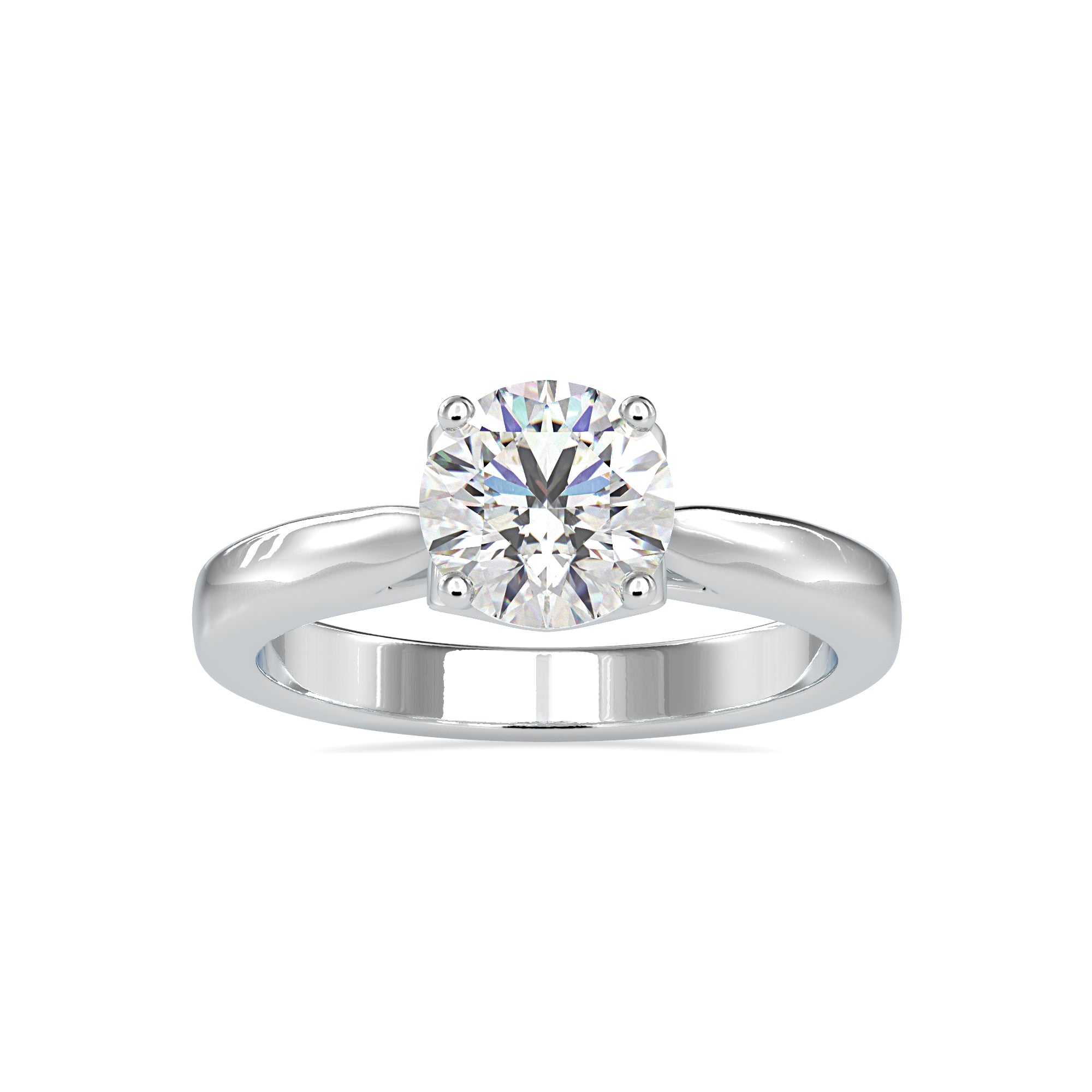 0.50cts. Solitaire Platinum Engagement Ring JL PT 0134