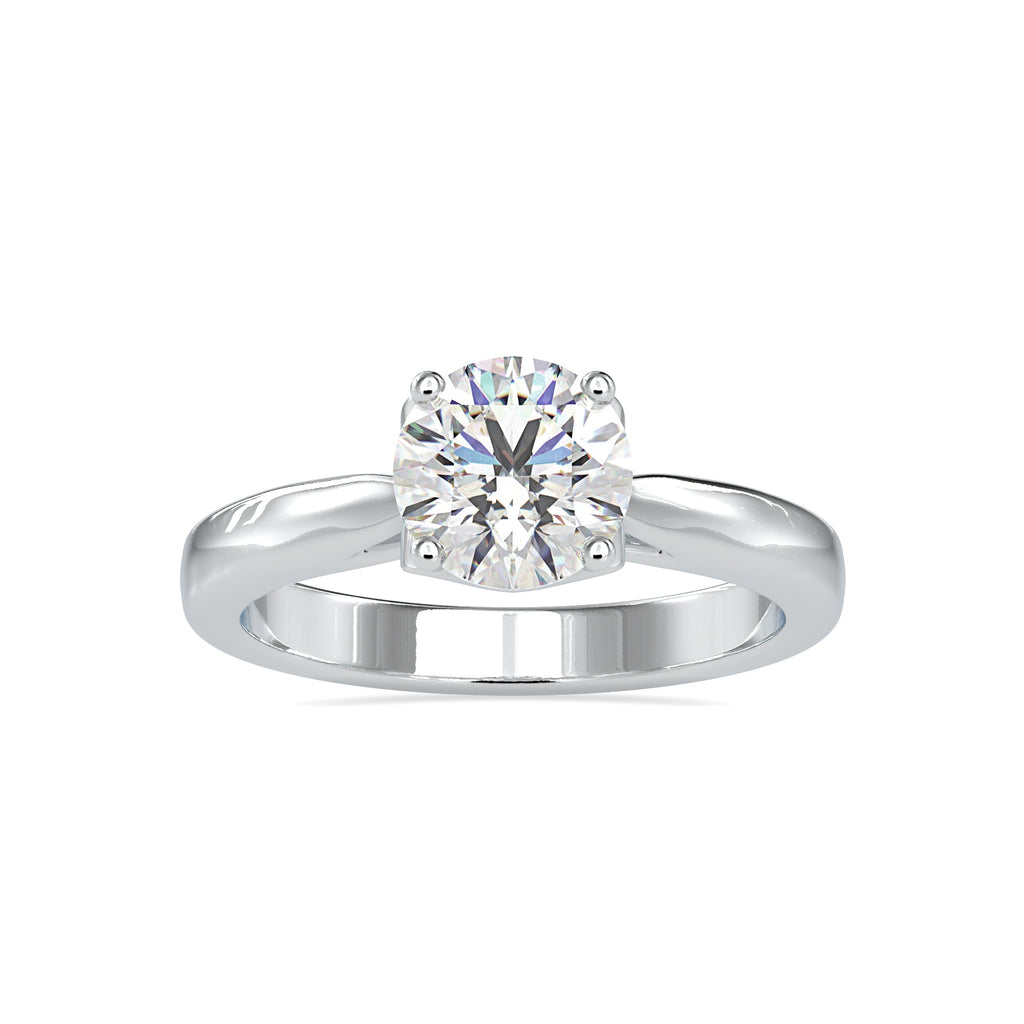 0.30cts. Solitaire Platinum Engagement Ring JL PT 0134-A   Jewelove.US