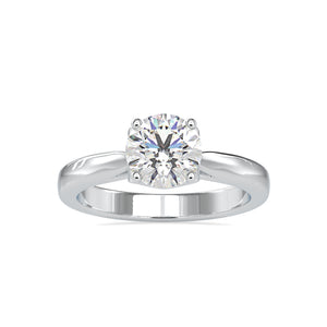 0.50cts. Solitaire Platinum Engagement Ring JL PT 0134