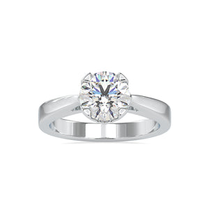 0.50cts. Solitaire Platinum Engagement Ring JL PT 0138