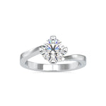 Load image into Gallery viewer, 0.50cts. Solitaire Platinum Engagement Ring JL PT 0144   Jewelove.US
