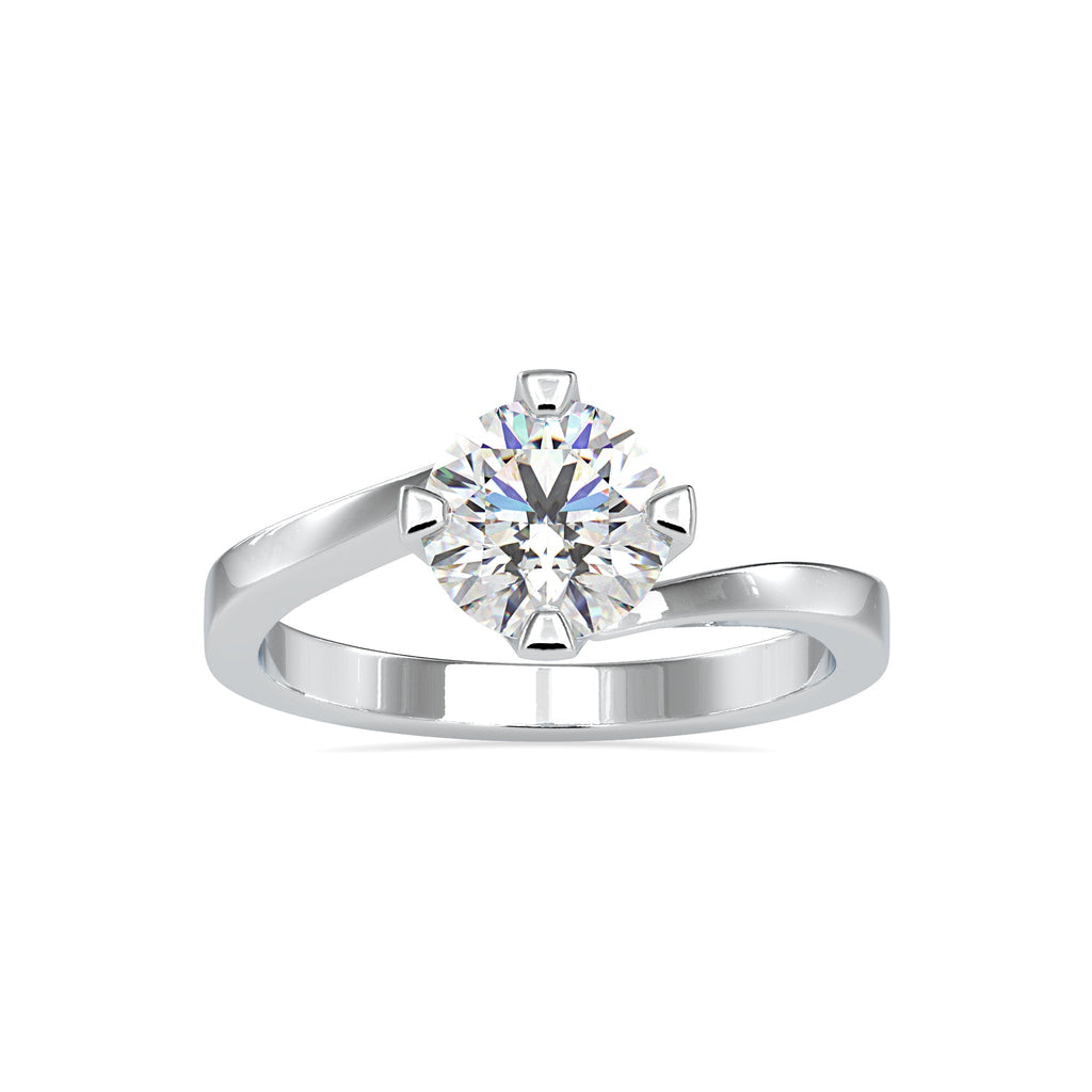 0.30cts. Solitaire Platinum Engagement Ring JL PT 0144-A   Jewelove.US