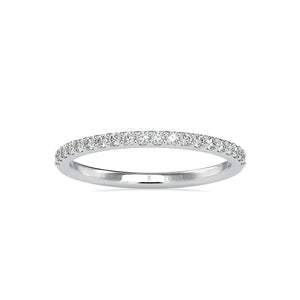 Designer Platinum Diamond Half Eternity Engagement Ring JL PT 0146