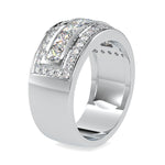 Load image into Gallery viewer, Designer Platinum Ring with Princess Cut &amp; Round Brilliant Cut Diamond  for Women JL PT 0147   Jewelove.US
