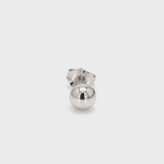 Load and play video in Gallery viewer, 5mm Platinum Ball Earrings Studs JL PT E 187
