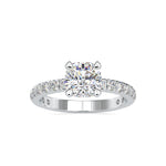 Load image into Gallery viewer, 30-Pointer Solitaire Diamond Shank Platinum Ring JL PT 0154   Jewelove.US
