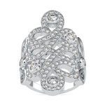 Load image into Gallery viewer, Designer Platinum Diamond Cocktail Engagement Ring JL PT 0161   Jewelove.US
