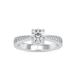 Load image into Gallery viewer, 30-Pointer Solitaire Platinum Shank Diamonds Ring JL PT 0168   Jewelove.US
