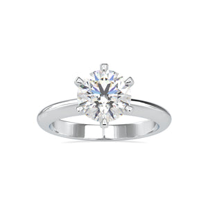 0.30cts. Solitaire Platinum Engagement Ring JL PT 0174