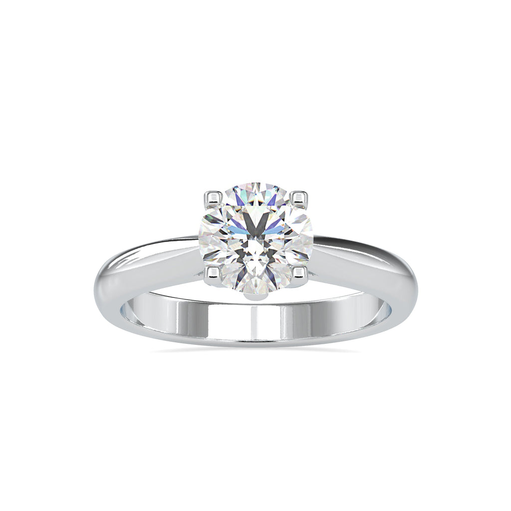 0.30cts. Solitaire Platinum Engagement Ring JL PT 0180-A   Jewelove.US