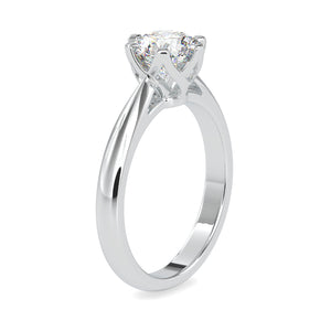0.50cts. Solitaire 6 Prong Platinum Engagement Ring JL PT 0181