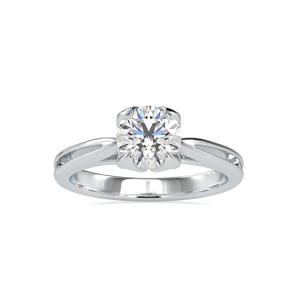 0.30cts. Solitaire Platinum Engagement Ring JL PT 0182-A   Jewelove.US