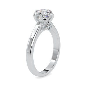 0.50cts. Solitaire Platinum Engagement Ring JL PT 0183   Jewelove.US
