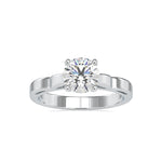 Load image into Gallery viewer, 0.70cts. Solitaire Designer Platinum Engagement Ring JL PT 0185
