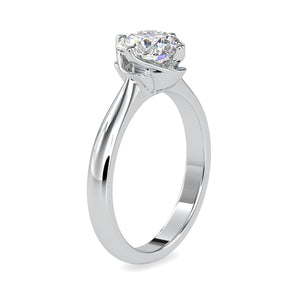 0.70cts. Solitaire Platinum Engagement Ring JL PT 0186