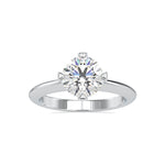 Load image into Gallery viewer, 0.70cts. Solitaire Platinum Engagement Ring JL PT 0194
