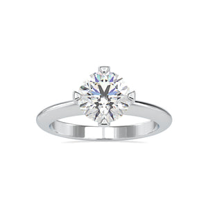0.70cts. Solitaire Platinum Engagement Ring JL PT 0194