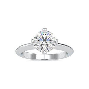 0.50cts. Solitaire Platinum Engagement Ring JL PT 0194-A   Jewelove.US