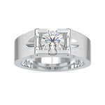 Load image into Gallery viewer, 0.30cts. Solitaire Platinum Engagement Ring for Men JL PT 0195-A   Jewelove.US
