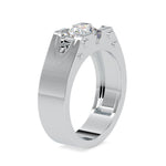Load image into Gallery viewer, 0.50cts. Solitaire Platinum Engagement Ring for Men JL PT 0195
