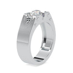 Load image into Gallery viewer, 0.50cts. Solitaire Platinum Engagement Ring for Men JL PT 0195   Jewelove.US
