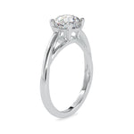 Load image into Gallery viewer, 0.50cts. Solitaire Platinum Shank Engagement Ring JL PT 0199
