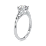 Load image into Gallery viewer, 0.50cts. Solitaire Platinum Shank Engagement Ring JL PT 0199   Jewelove.US
