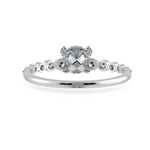 Load image into Gallery viewer, 0.50cts Solitaire Diamond Accents Platinum Ring JL PT 1202-A   Jewelove.US

